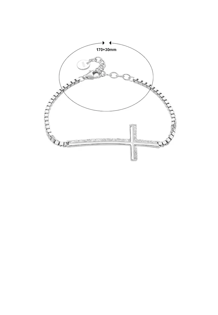 Simple discount cross bracelet