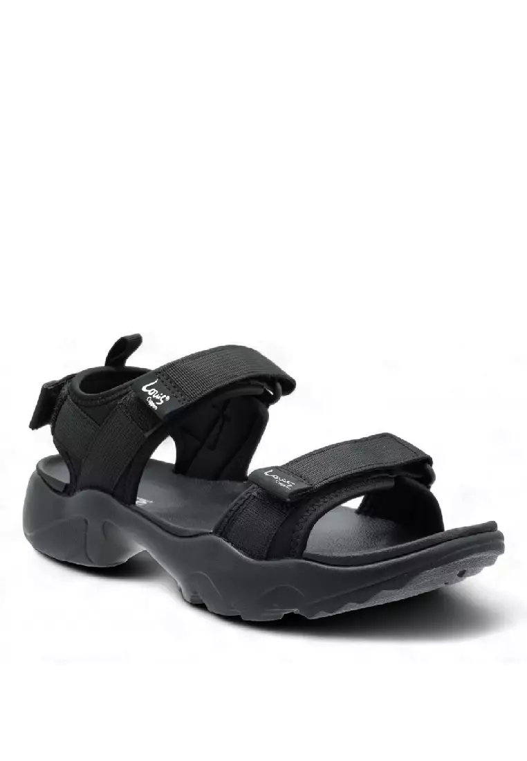 Men Slip On Faux Leather Classic Casual Sandals - 240441250