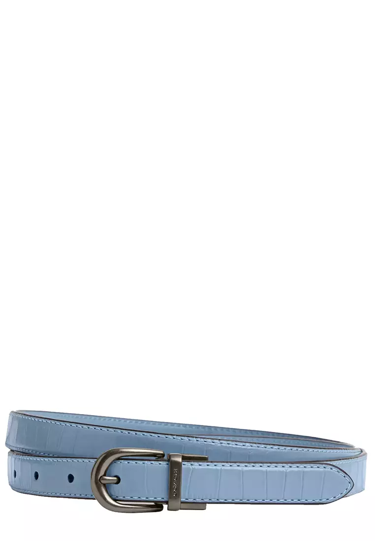 Classic Buckle Cut To Size Reversible Belt, 18 Mm, in Cornflower CR914