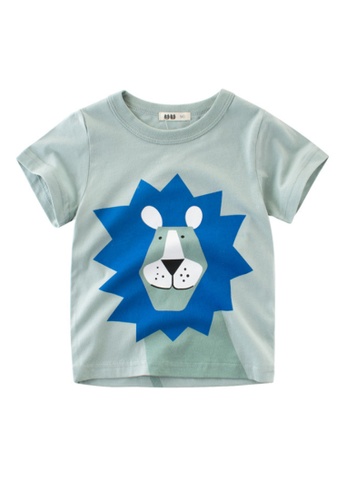 Kings Collection blue Kids Lion T-shirt (KCKID2060) 2CF25KAF4F5F35GS_1