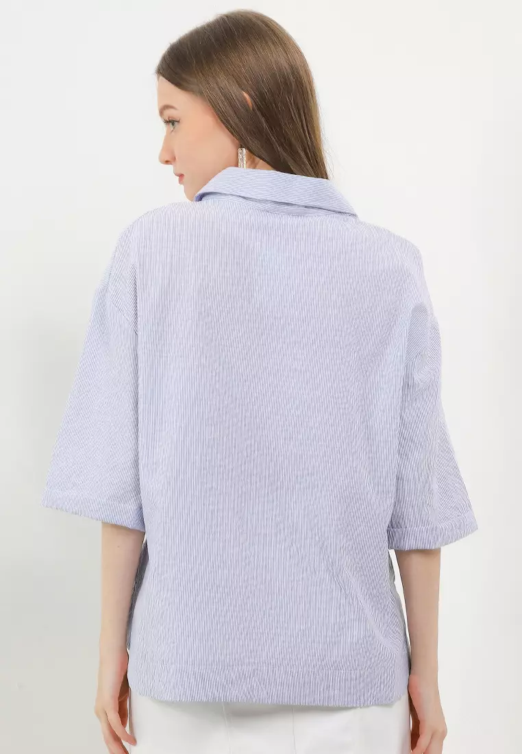 Fold Up Sleeves Shirt