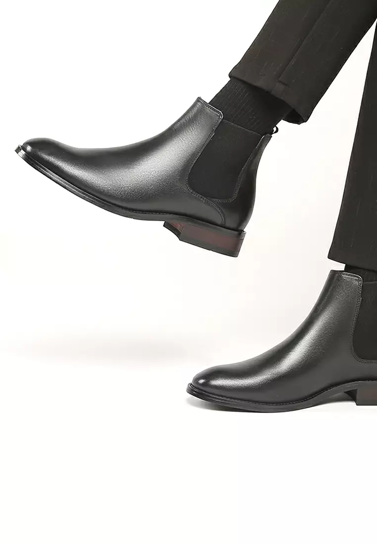 Full-grain Suede Chelsea boots