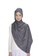 Cantik Butterfly grey Starlight Semi Instant Hijab (Dark Grey) 7ABD2AA939D3A9GS_1