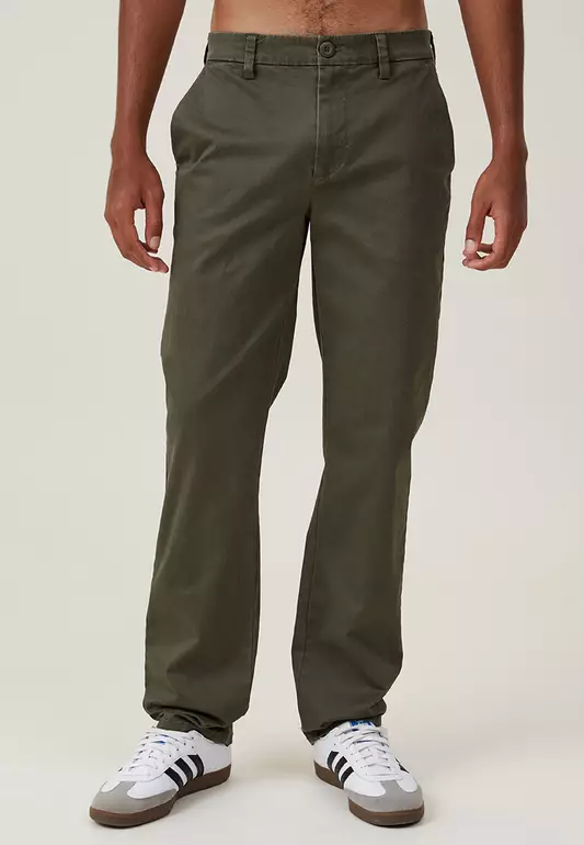 Regular Straight Chino Pants