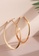 Bullion Gold gold BULLION GOLD Sexy Oval Hoop Earrings 60mm-Rose Gold 83281AC8B82882GS_3