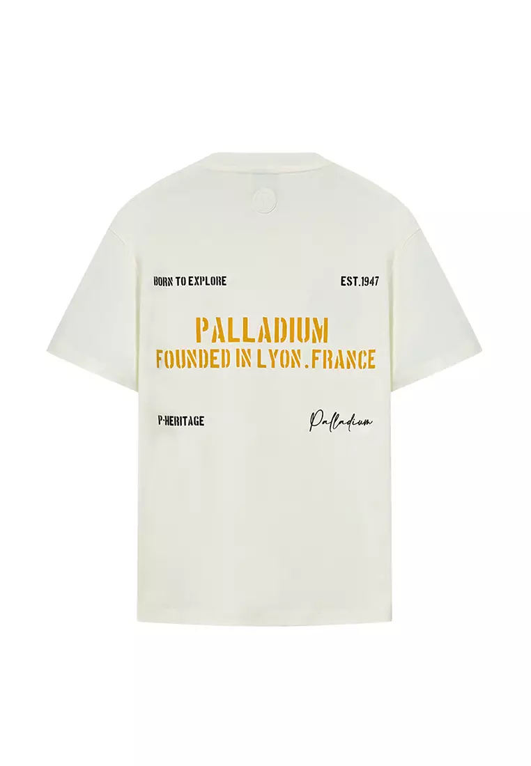 男裝 PALLADIUM LOGO 寬鬆全棉T裇