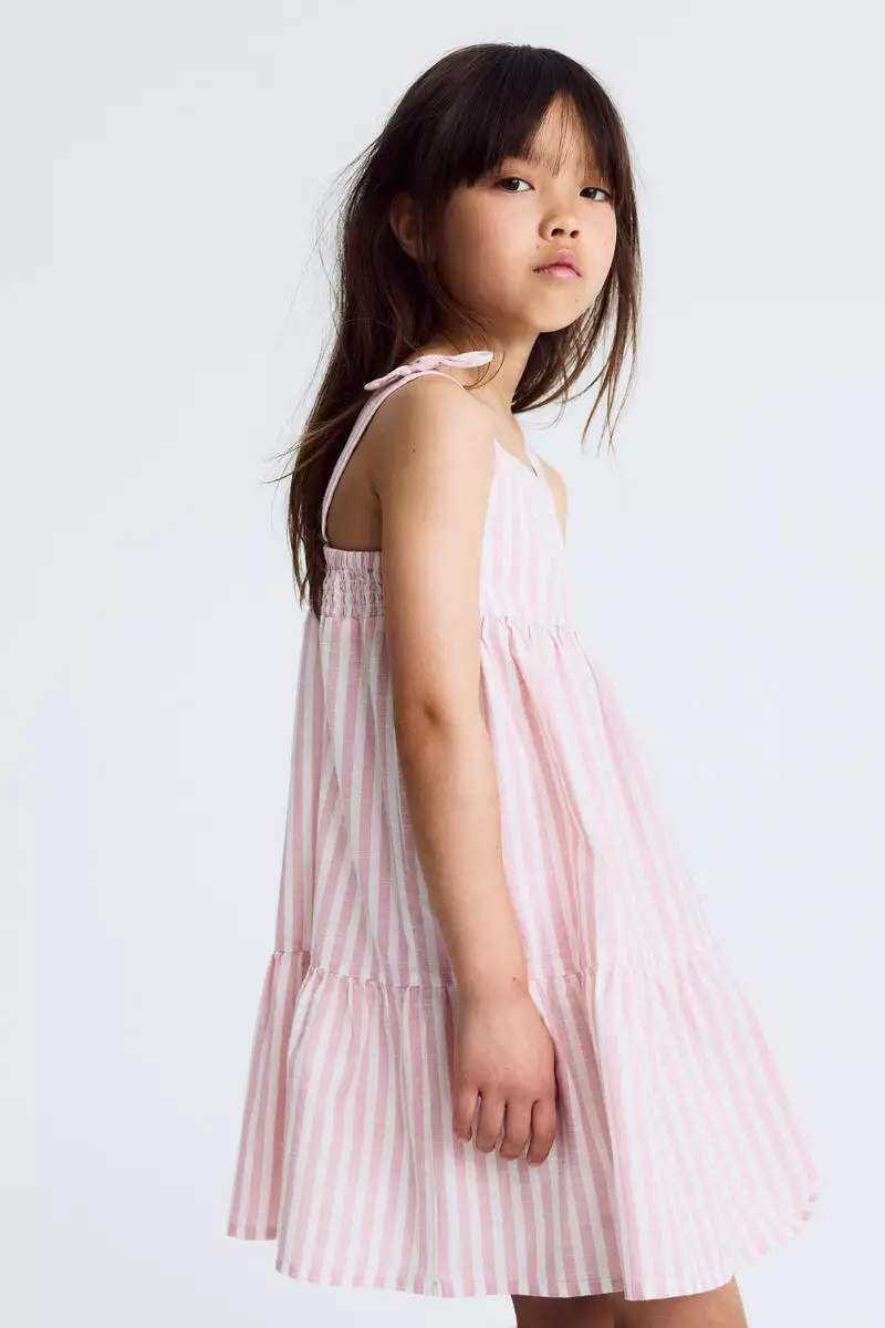 Tiered cotton dress