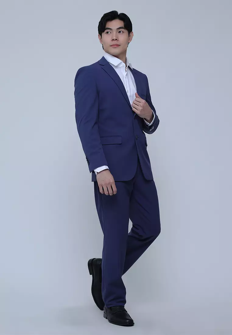 Basic Formal Suit Jacket with Stretch