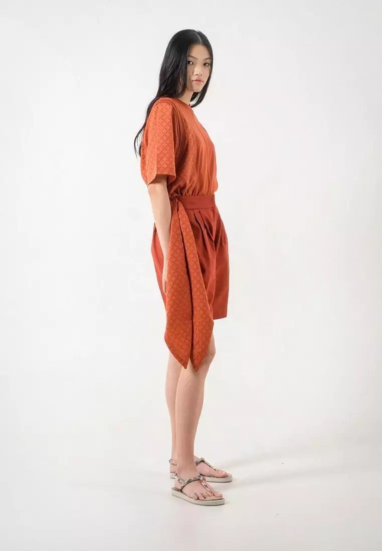 3Second x Danjyo Hiyoji Coral Reef Shorts Orange 160423