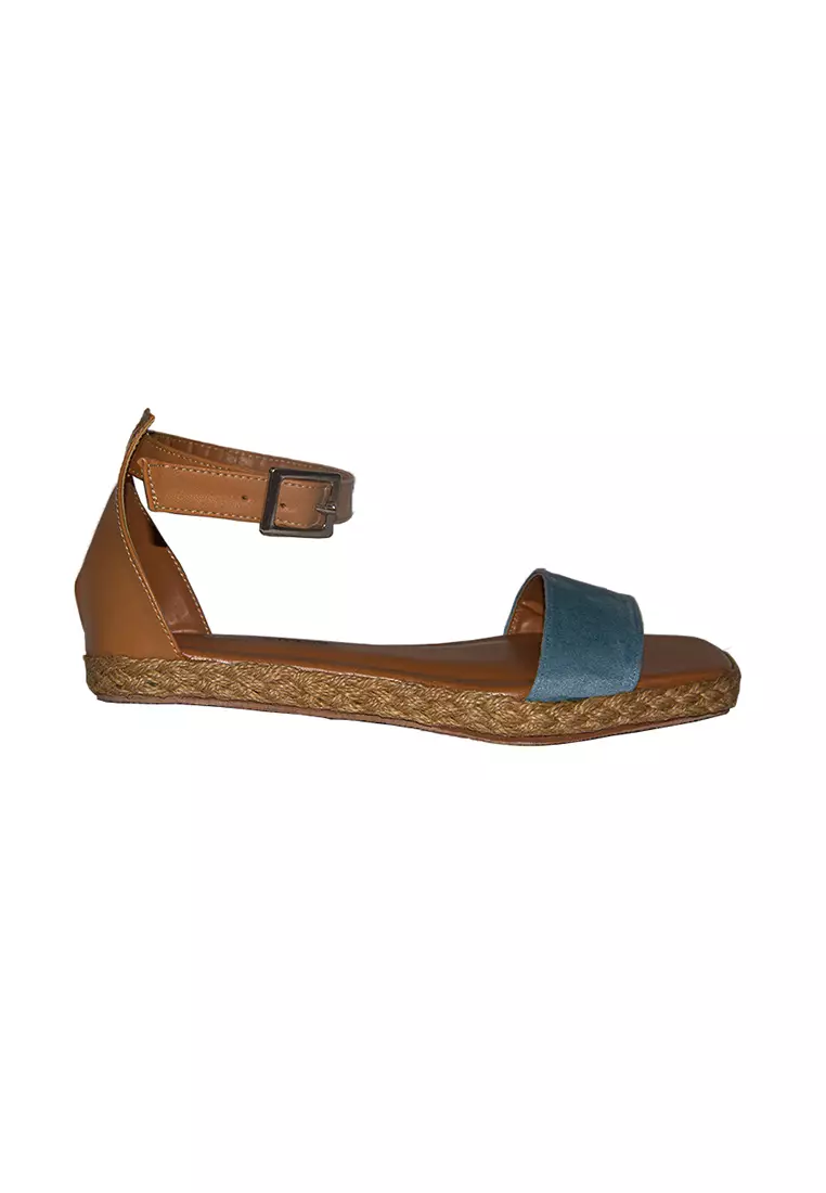 Discount on Cardam's Lifestyle  shoes - SKU: Ecla Erm 00057 Light Blue Flat Sandals