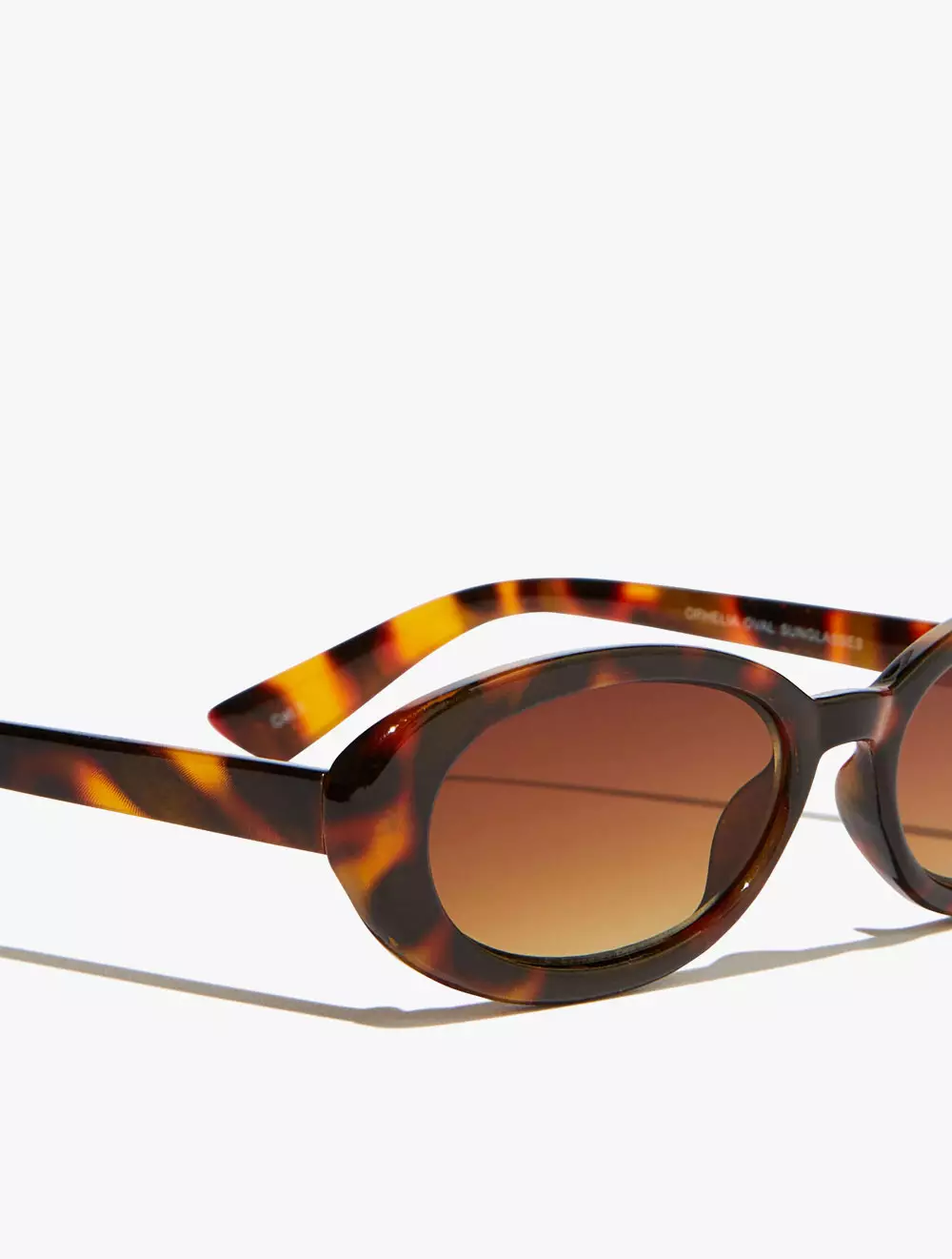OPHELIA OVAL SUNGLASSES - Green