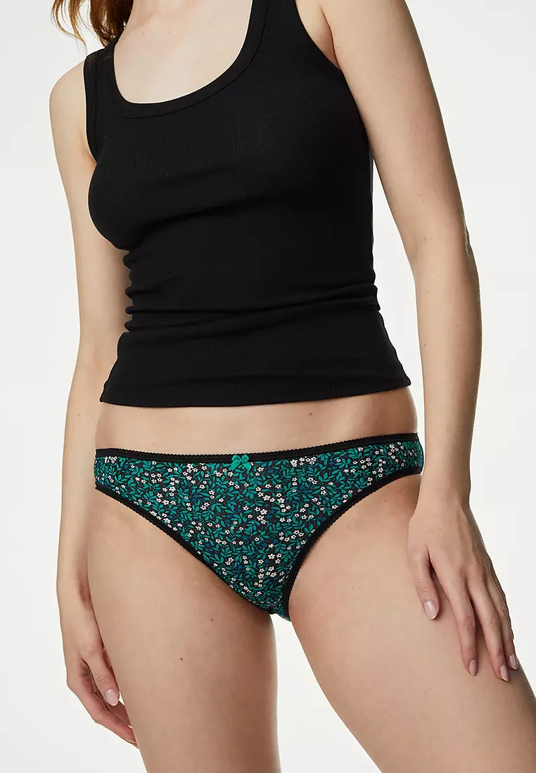 5pk Cotton Rich Bikini Knickers