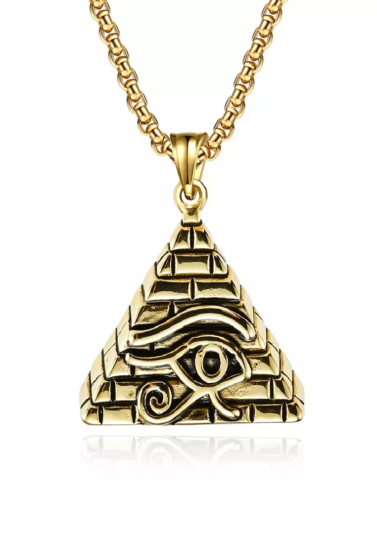 Eye of horus pyramid pendant cheap