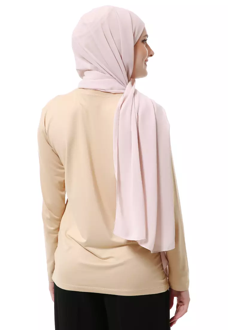 Zhalika Phasmina Motif Polos High Premium Quality - Khaki