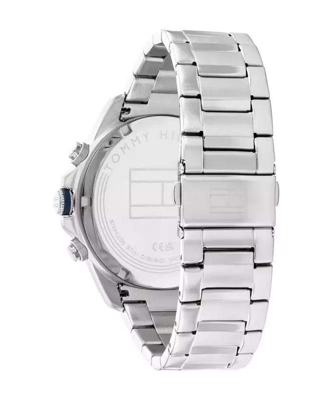 Lars Elevated Sport Silver Navy Dial