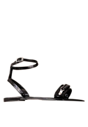 Twenty Eight Shoes black Metal Chain Jelly Rain Shoes VR087 C7BC2SH59F872DGS_1