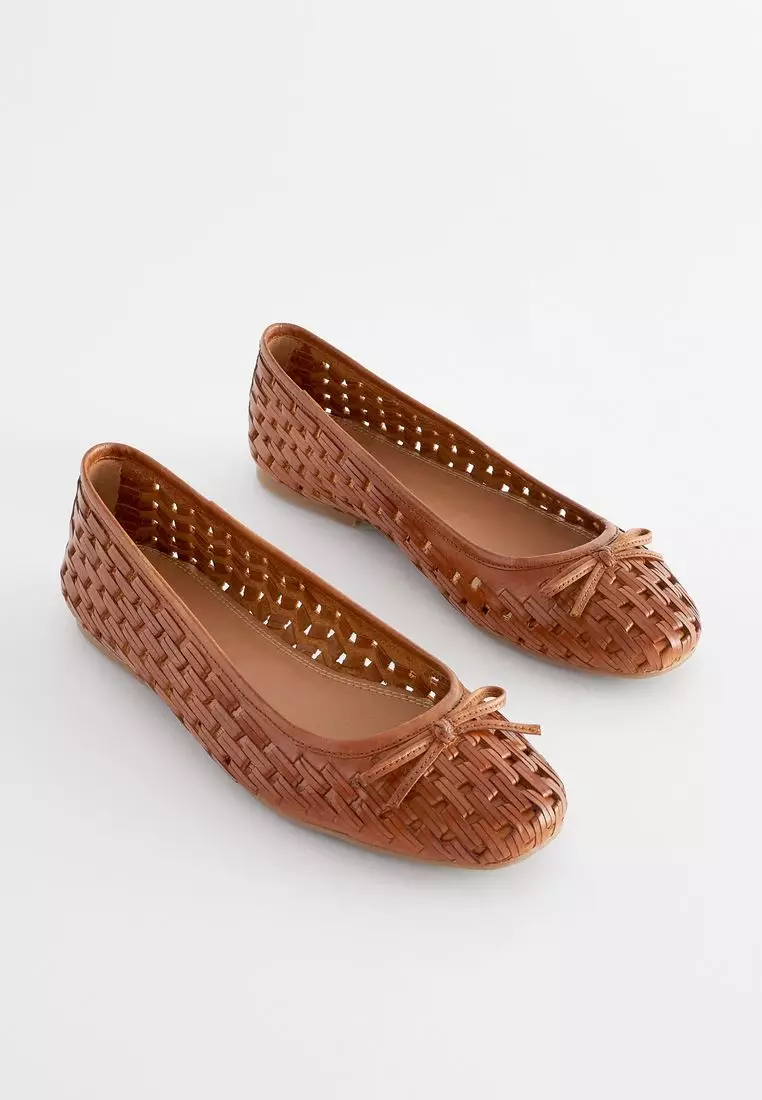 Comfortable leather ballet store flats