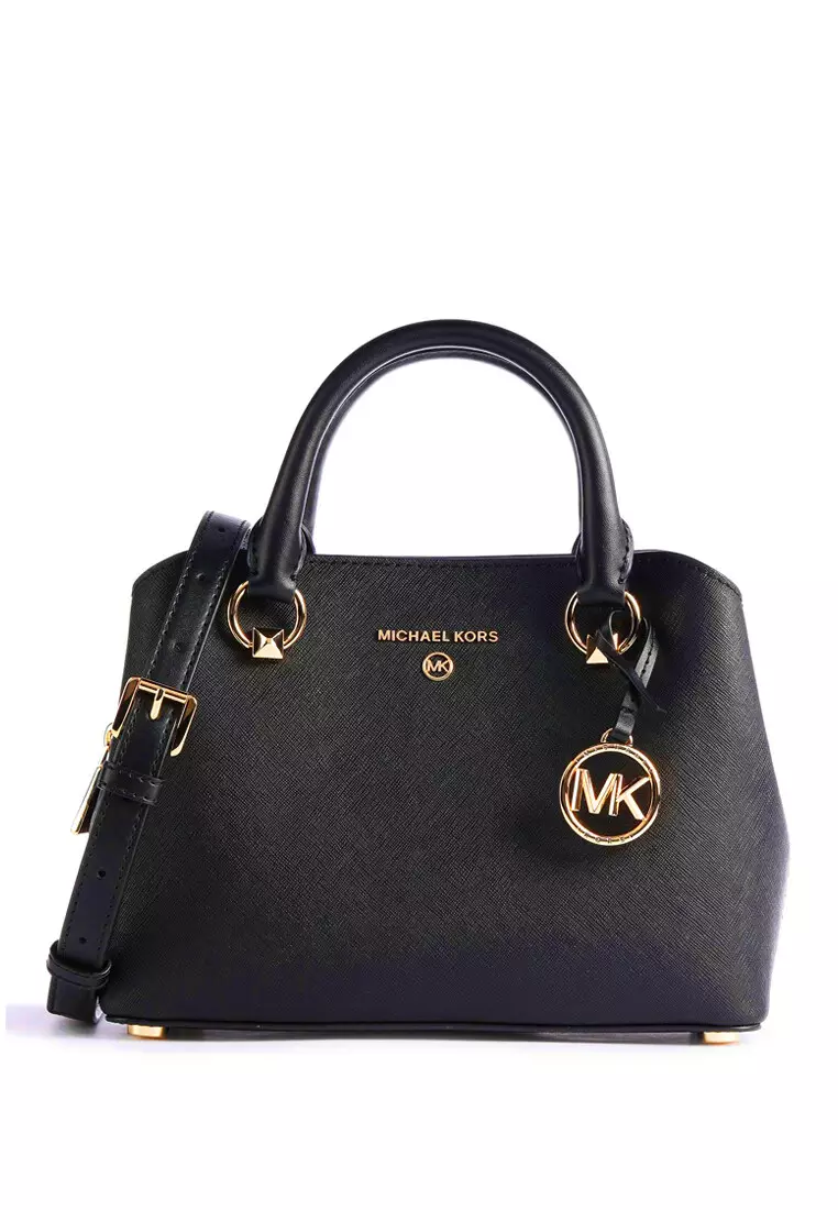 Michael Kors Edith Small Saffiano Leather Satchel Black