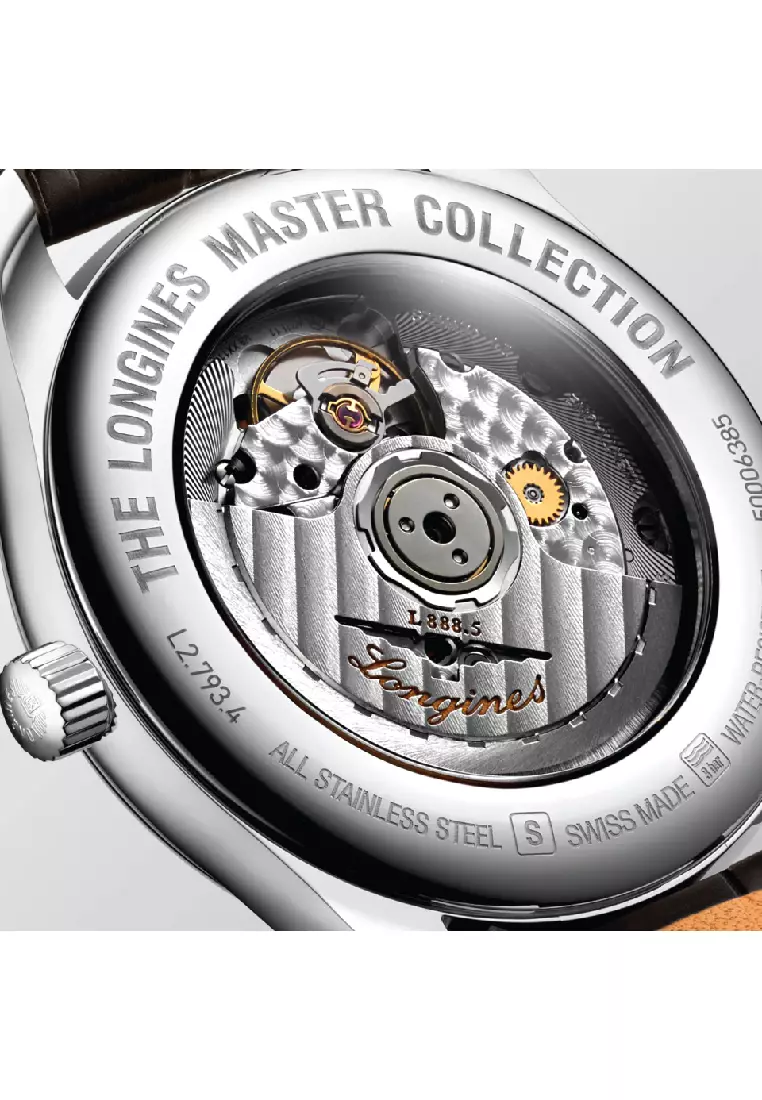 Longiness Master Collection Automatic Leather Strap Men Watch L27934783