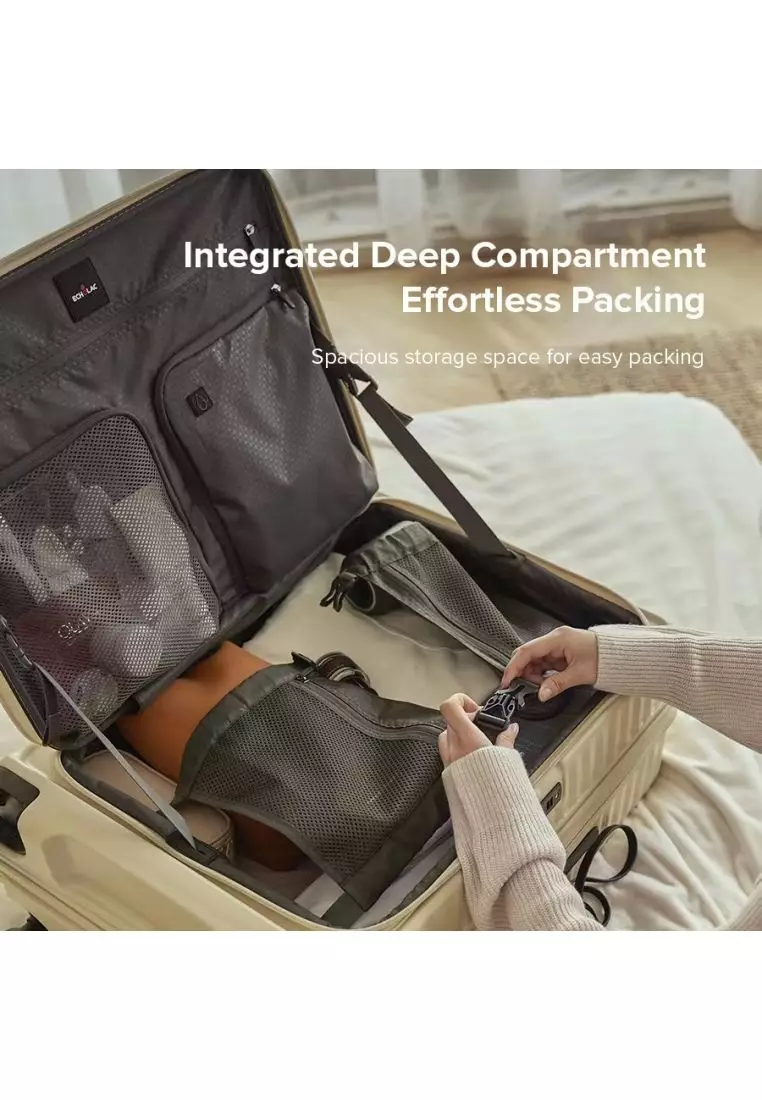 Echolac Celestra 28" Large Upright Luggage (Blue)