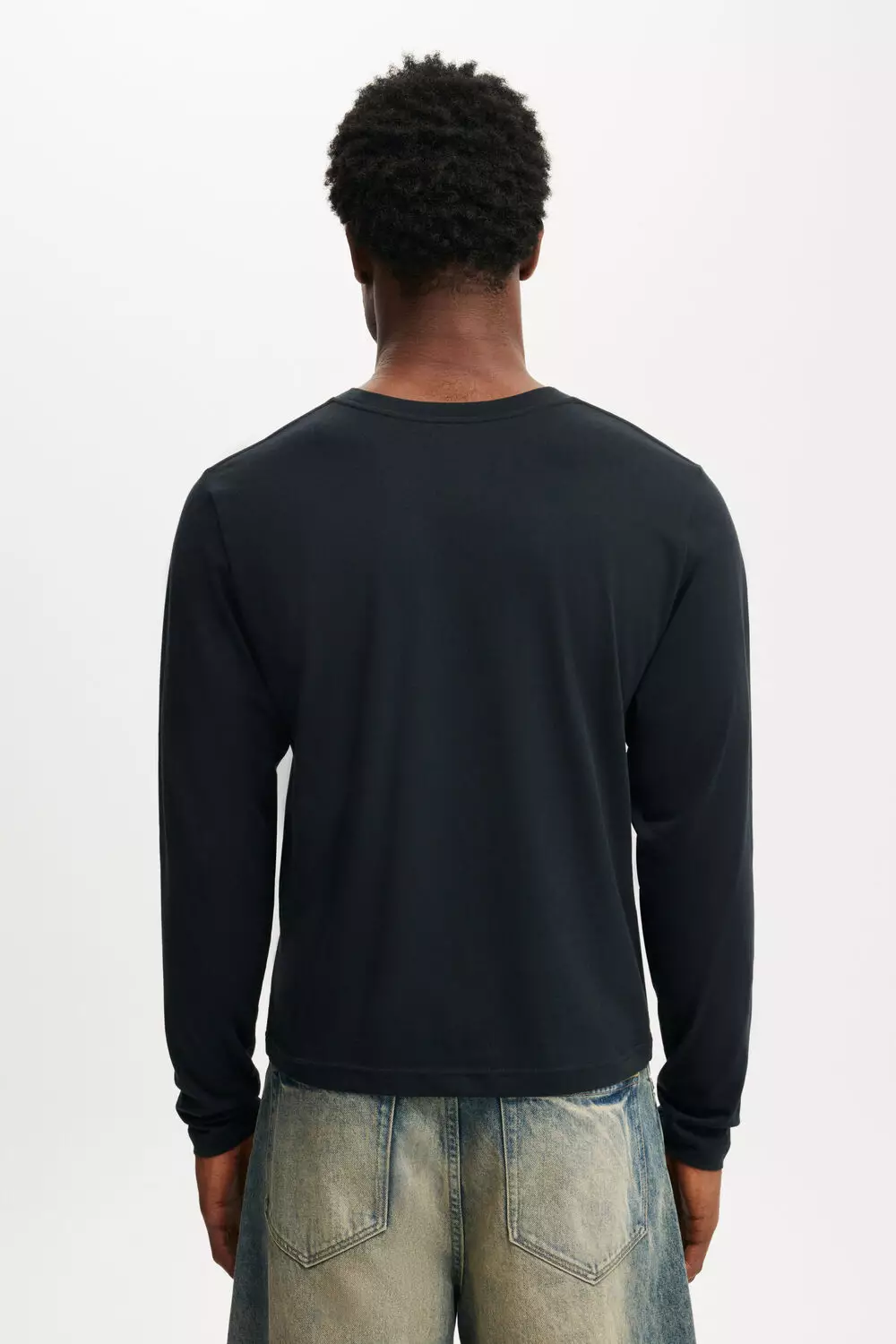 COTTON ON - ATASAN - CROPPED FIT LONG SLEEVE