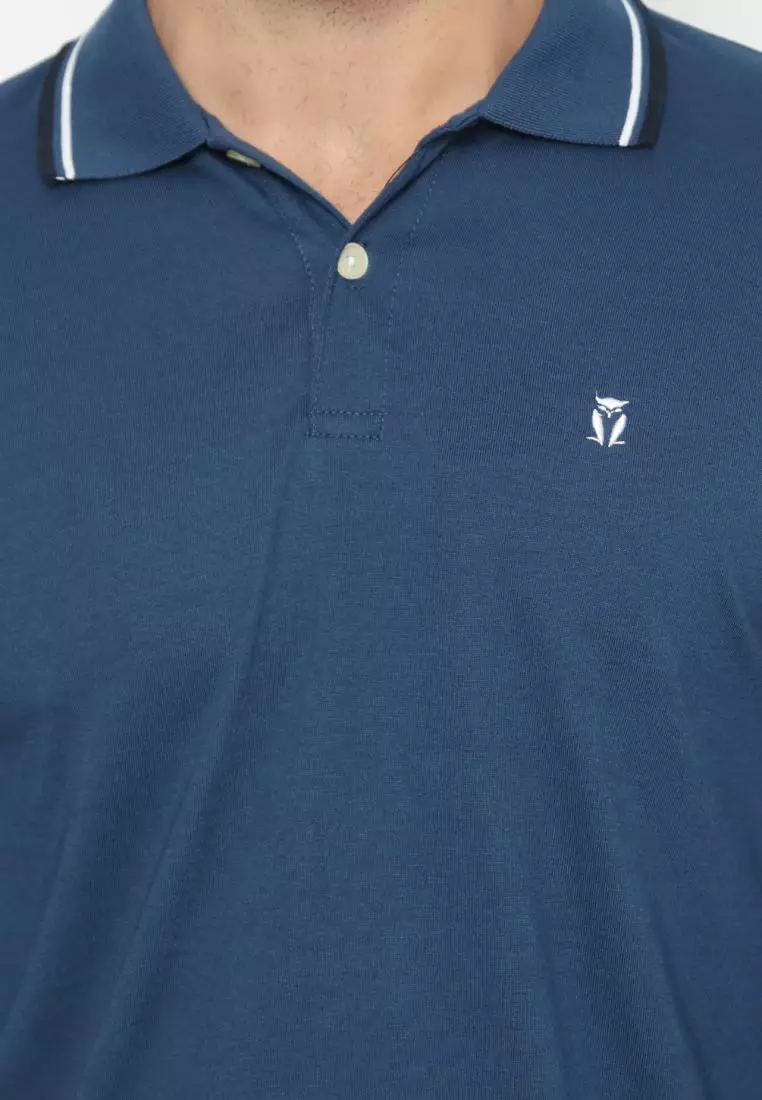 Matsuda Kaos Polo Shirt Lengan Panjang Pria Kerah Kasuga