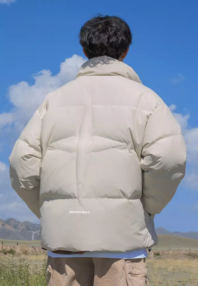 Stand Collar Quilted Cotton Coat RA-L5126