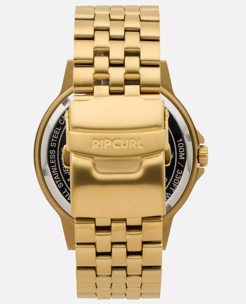 Rip Curl Men Dazed XL Automatic Stainless Steel Plated Watch - Gold