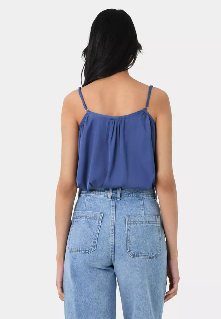 Aleksia Lace Trim Cami Top