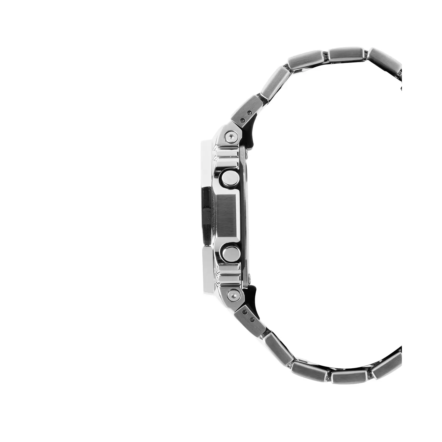 Casio G-shock G-STEEL GM-2110D-2A - Jam Tangan Analog Digital Pria - Light Blue Dial - All Stainless Steel