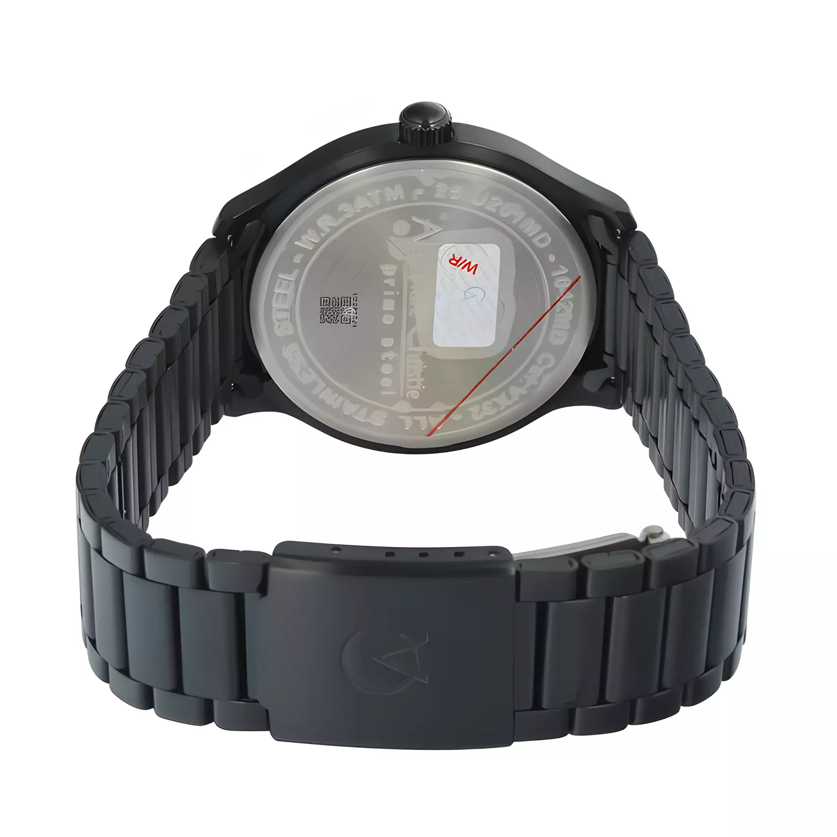 Alexandre Christie Primo Steel - Jam Tangan Analog Pria - Black - Stainless Steel - 1042 MDFIPBA