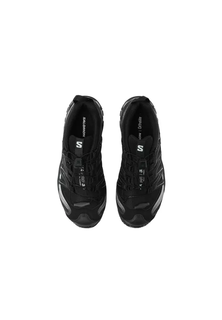 Men's sports shoes in black silver 492143