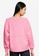 Vero Moda pink Doffy Long Sleeves V-neck Sweater 7064EAAEFF877DGS_2