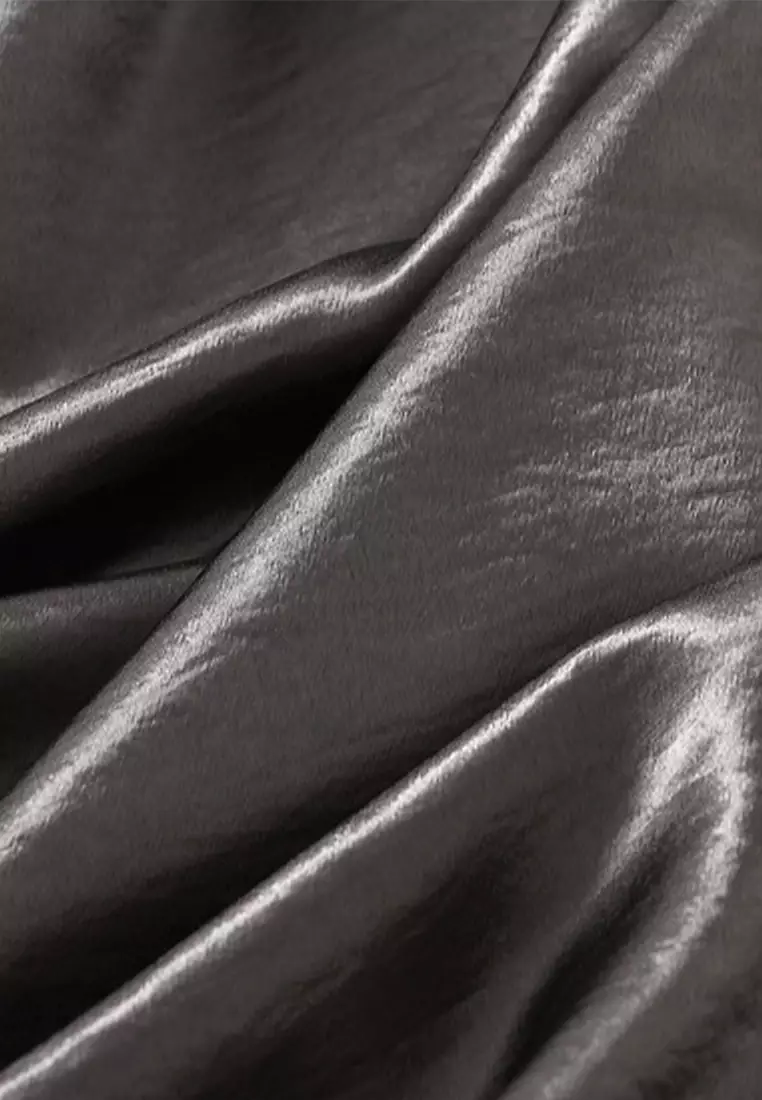 Flowing Satin Fishtail Skirt AF9836