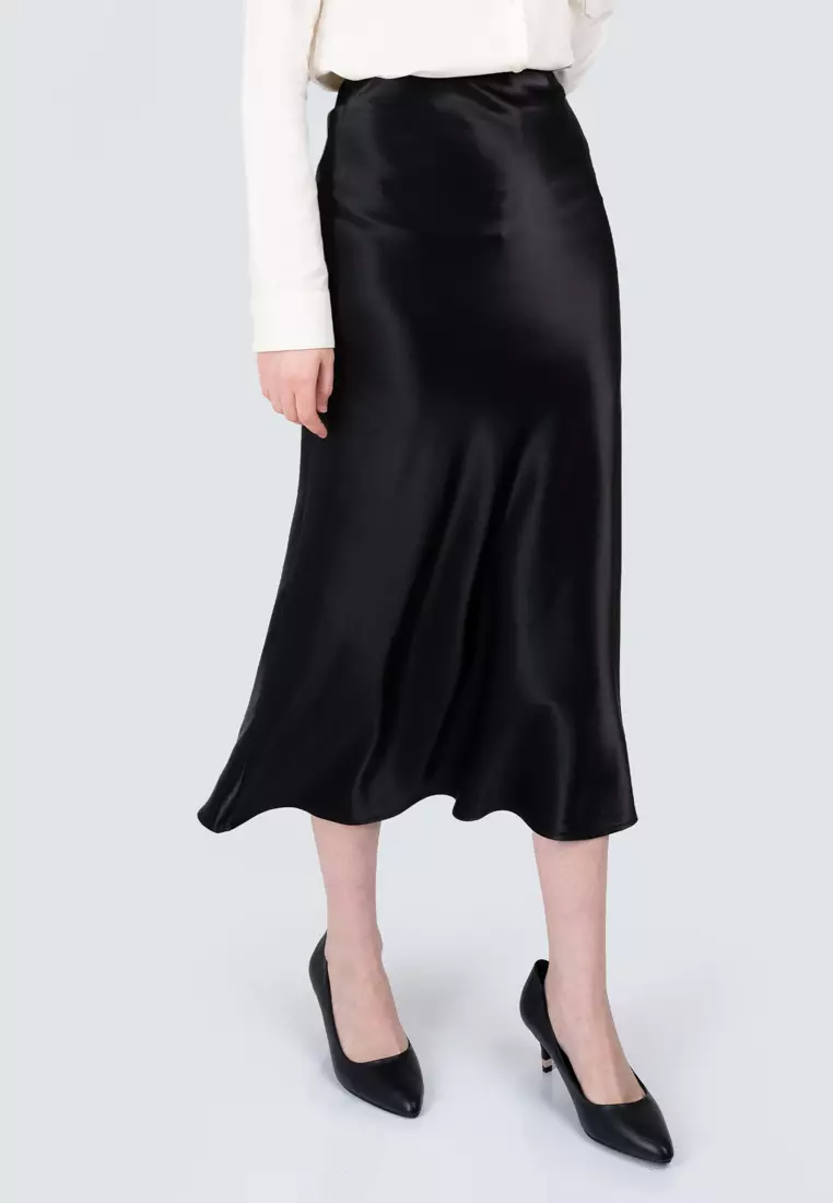 Polo Haus - Women’s Satin Slip Skirt WBLS002