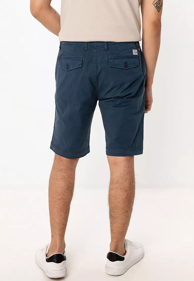 U.S. POLO ASSN. Beige Cotton Bermuda Shorts