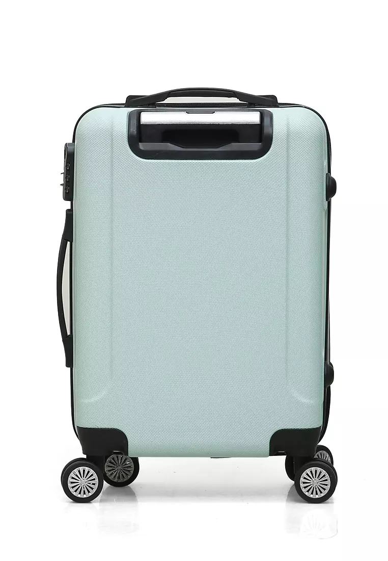 Carlton Koper Cabin Hardcase Unisex Size 20Inch Suitcase Combination Lock Large Compartment Material ABS+PVC Coated ORIGINAL - Mint