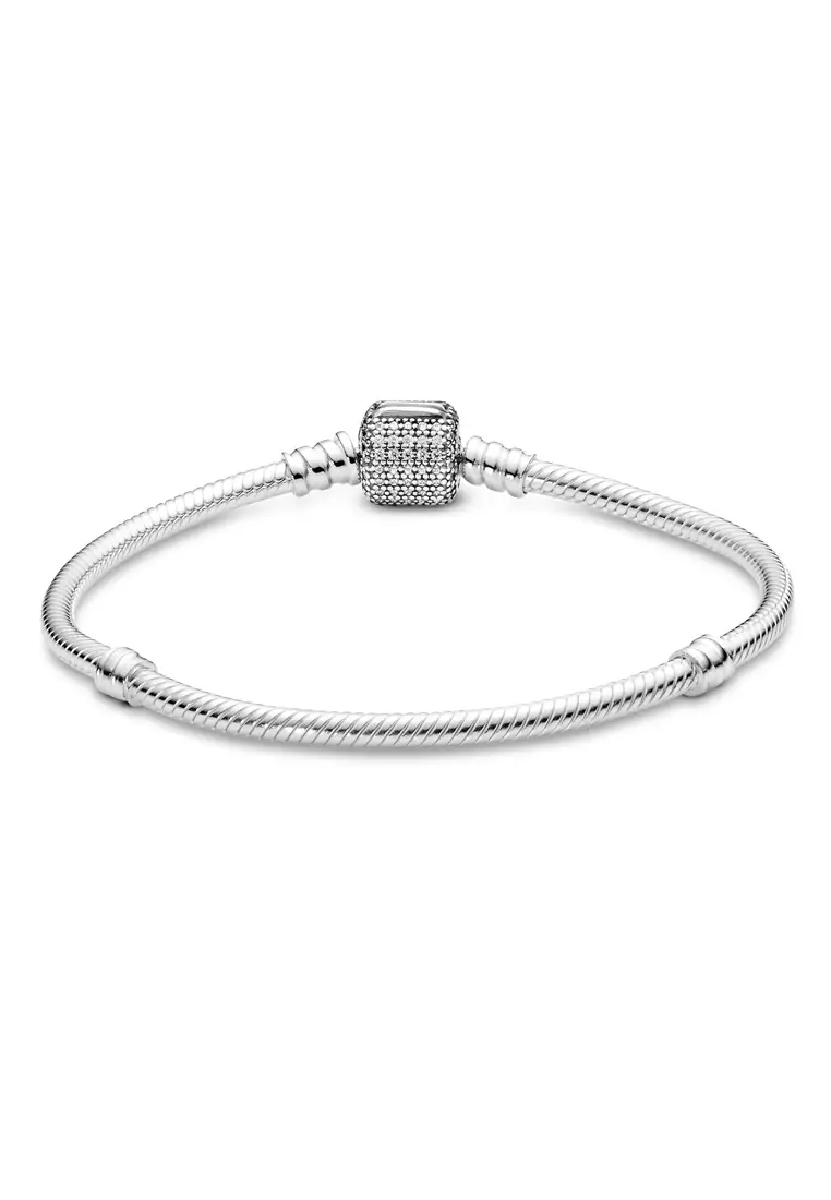 Moments Silver Bracelet With Clear Cubic Zirconia