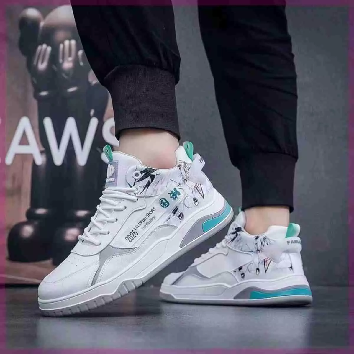 J2029 Sepatu Pria Anime Terlaris Sneakers Modis