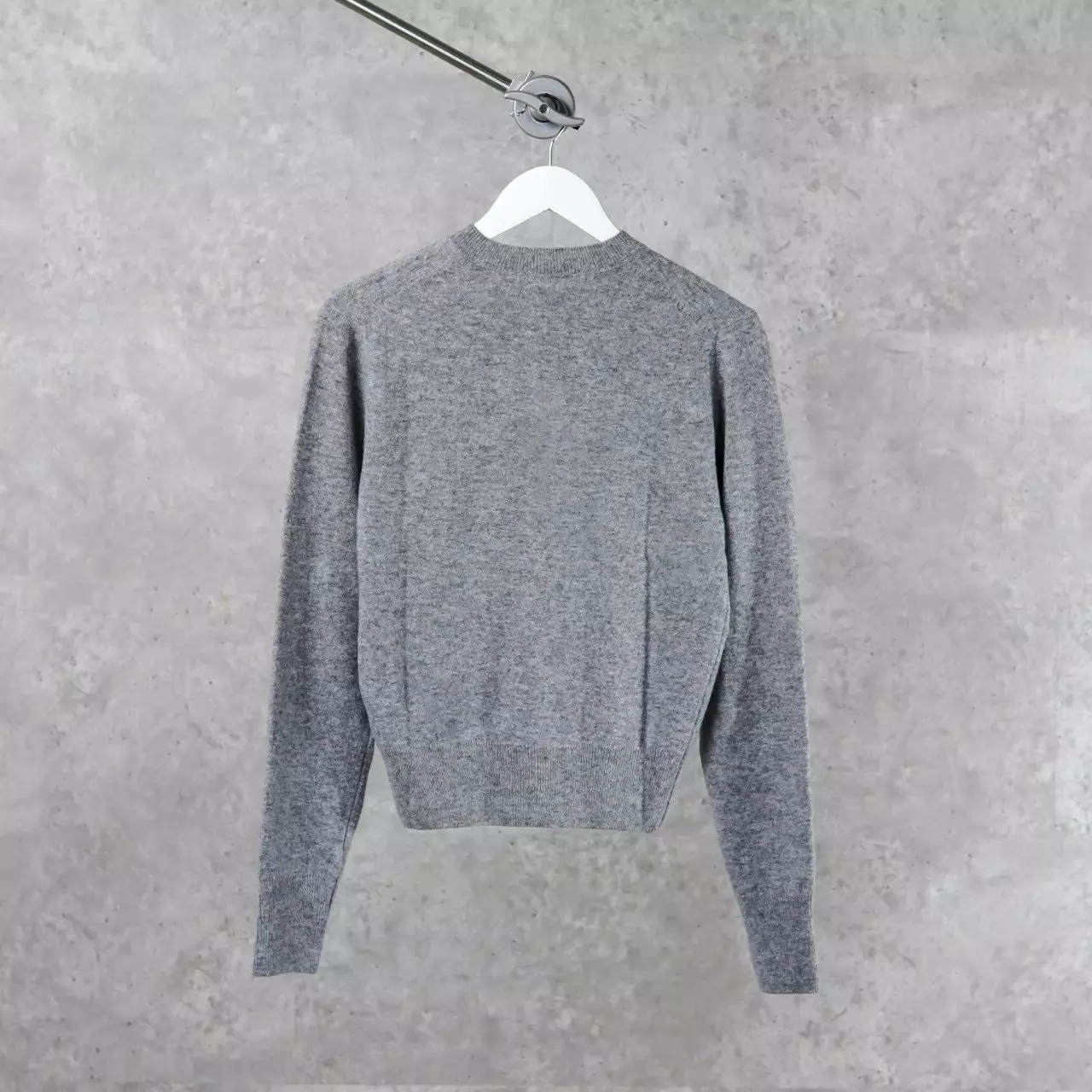 Cardigan MARDI MERCREDI FLOWER GREEN GREY KNIT CARDIGAN 100% ORIGINAL