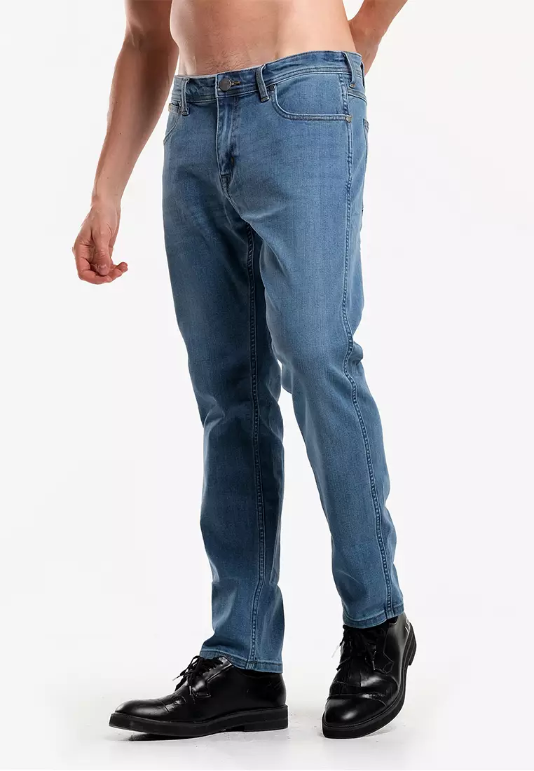 Wrangler Men's Denim Jeans Texas Tapered Fit