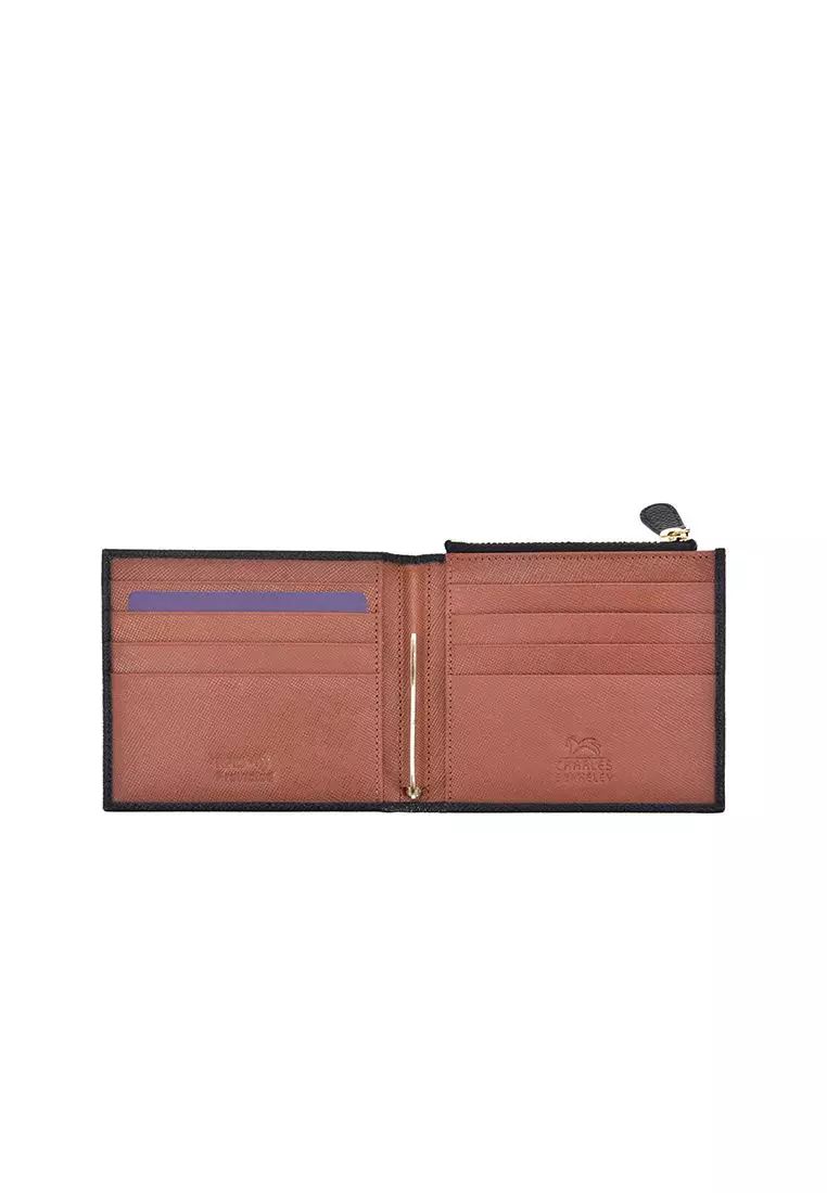 Charles Berkeley RFID Protection Mens Cardholder Miles -TR-04-1 - Black