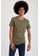 DeFacto green Short Sleeve Round Neck Basic T-Shirt 7E027AA0A764CDGS_4