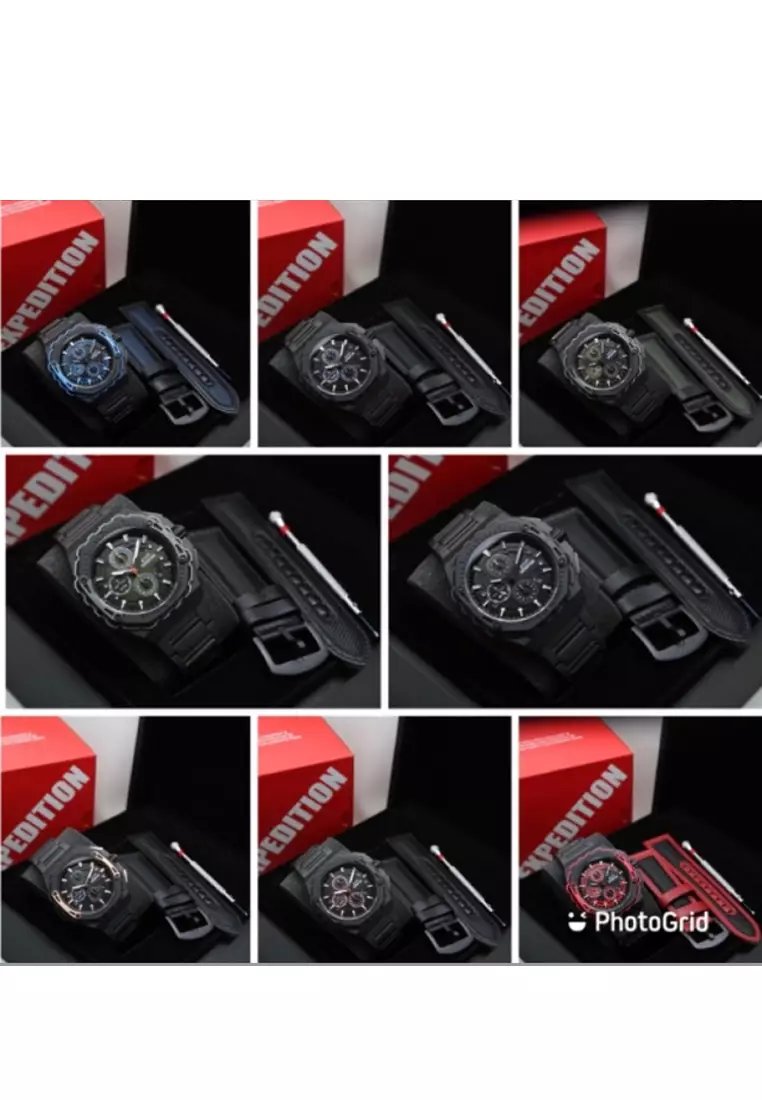 EXPEDITION 6824 BLACK MCBIPBA SPECIAL EDITION BONUS LEATHER STRAP