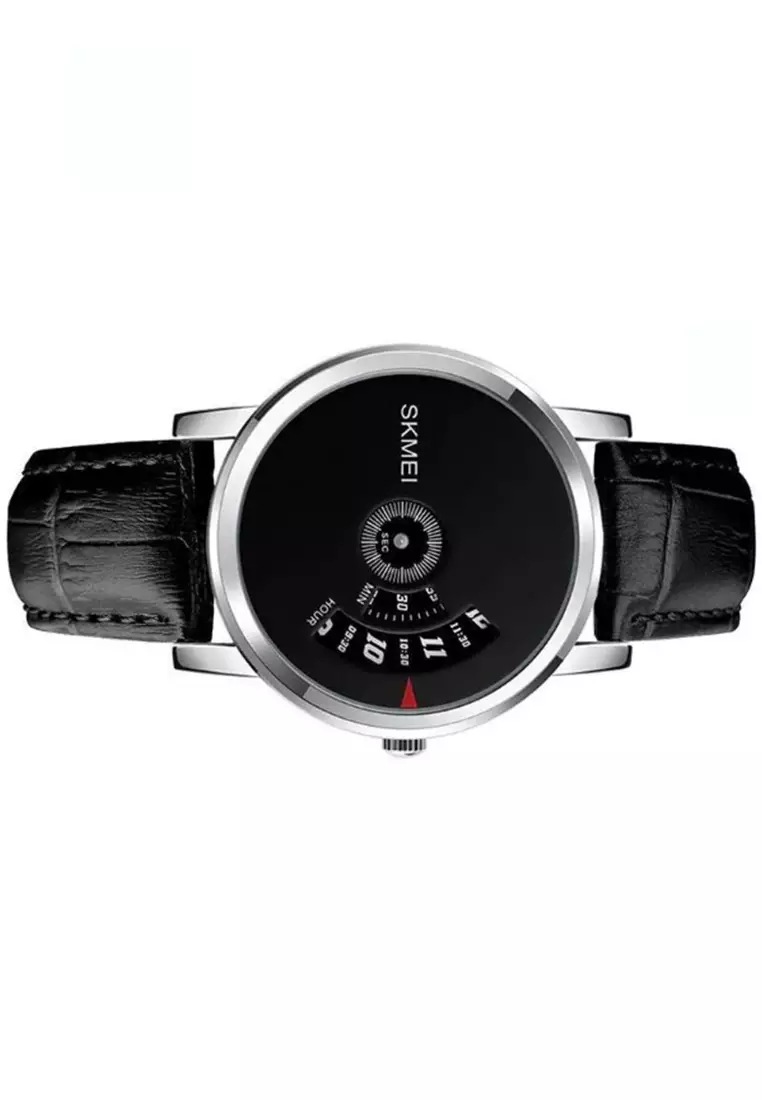 Jam Tangan Analog Pria Waterproof Strap Tali Material PU Leather GN12 ORIGINAL