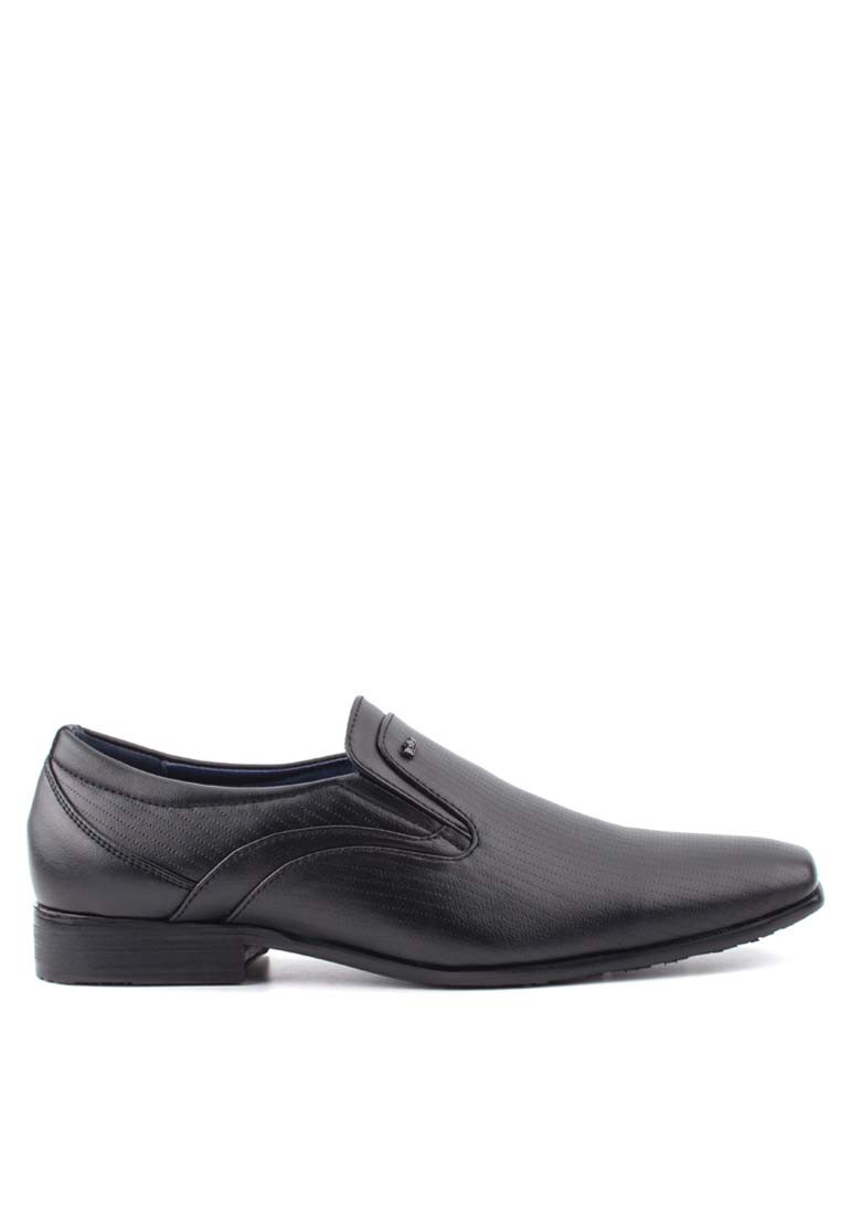 LR LARRIE Men Black Slip On Smart Casual Business Wear