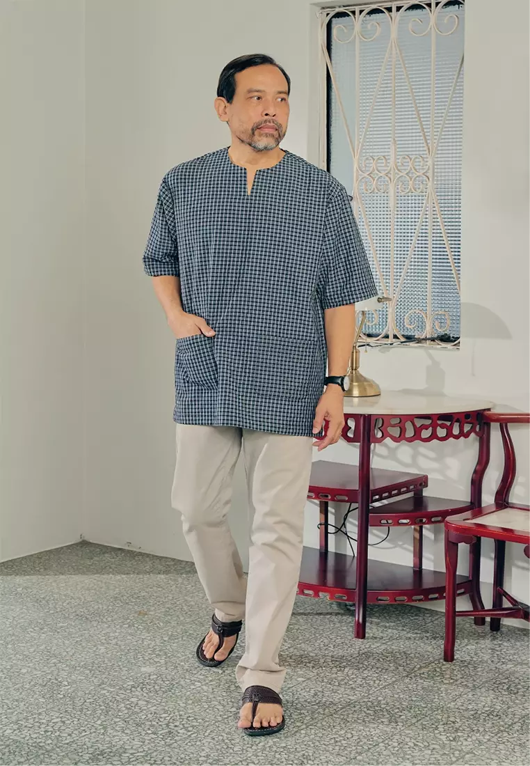 UMMA KURTA MEGA in Mendung Black