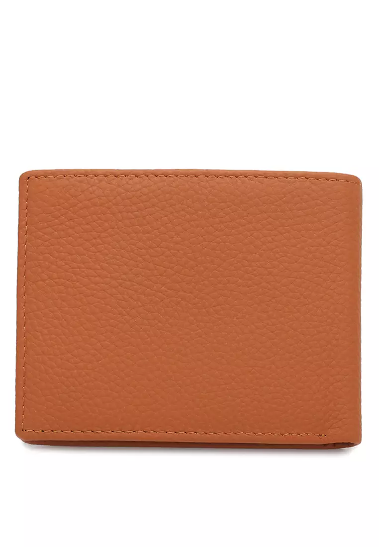 Men's Genuine Leather RFID Blocking Bi Fold Wallet