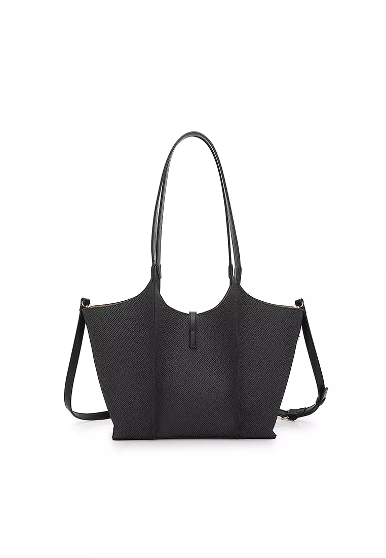 Women's Top Handle Bag / Sling Bag / Crossbody Bag / Shoulder Bag (Tas Tangan Wanita / Tas Selempang Wanita / Tas Bahu Wanita) - Hitam