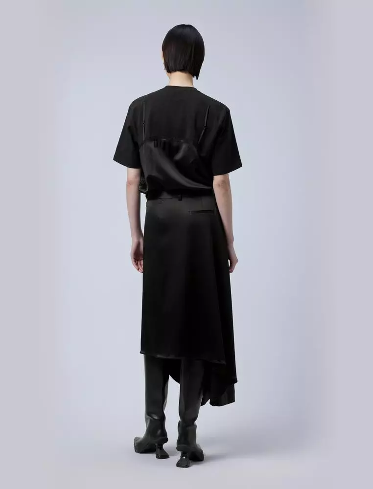 时尚潮流超长款腰裙